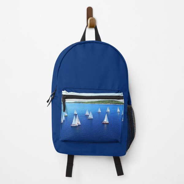 Item preview, MARITIME #33 - Flotilla of Sailboats at Anchor Near Islands designed and sold by DEL-Productions.