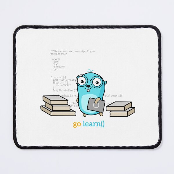 Item preview, golang gopher learn designed and sold by leesander.