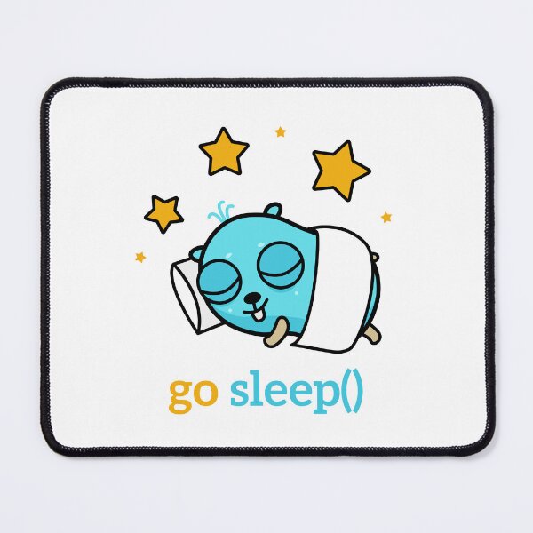 Artikelvorschau, golang gopher schlafen entworfen und verkauft von leesander.