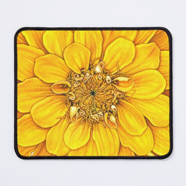 Item preview, Zinnia in Yellow designed and sold by Suzannah Alexander.