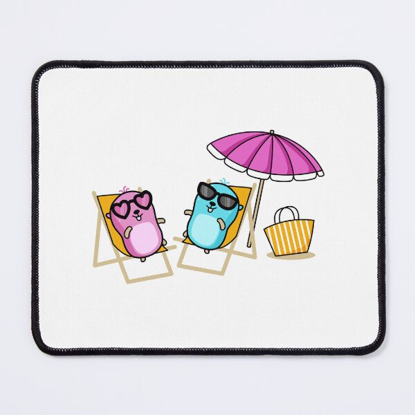 Item preview, golang gopher vacation designed and sold by leesander.