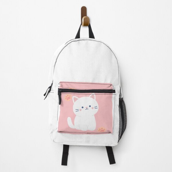 Item preview, CUTE WHITE CAT WITH PAWS designed and sold by jasneetchopra27.