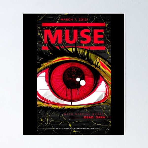 Artikel-Vorschau von 2013 Vintage MUSE Minneapolis Konzertposter, designt und verkauft von TillmanMckin.