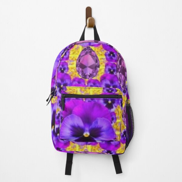 Artikelvorschau, AMETHYST EDELSTEINE UND LILA Stiefmütterchen ART entworfen und verkauft von sharlesart.