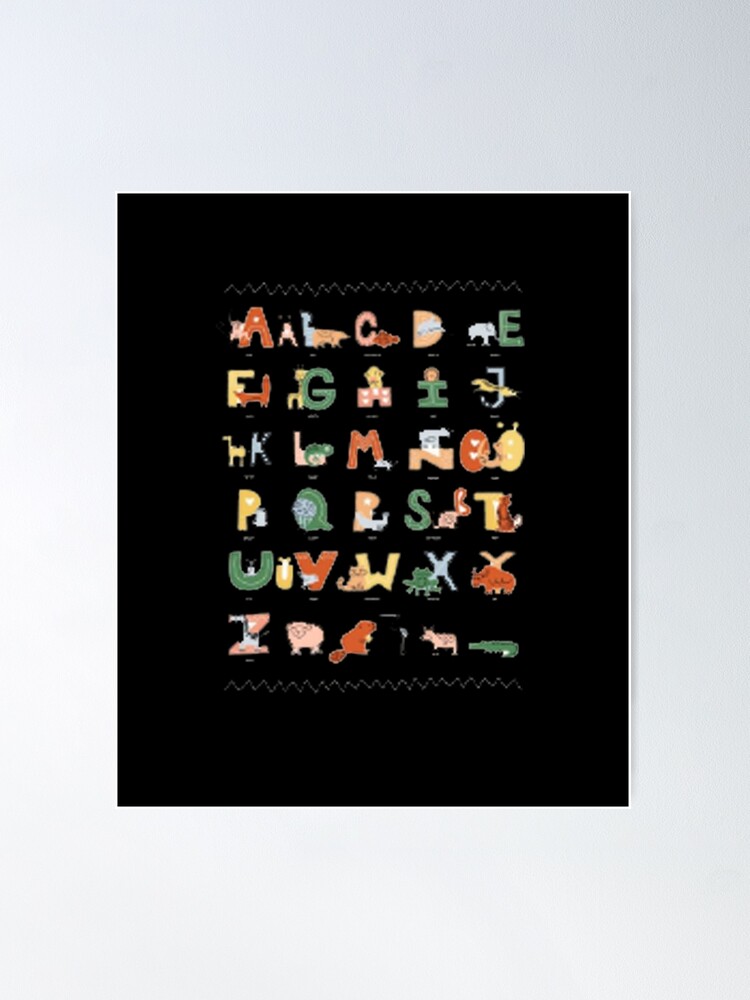 Alphabet Lore a to z Poster for Sale by YupItsTrashe