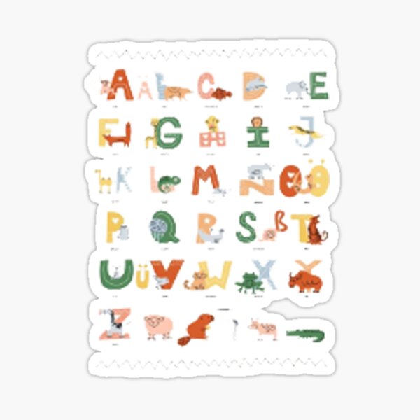 Alphabet Lore Series Sticker for Sale by Ezz-Design
