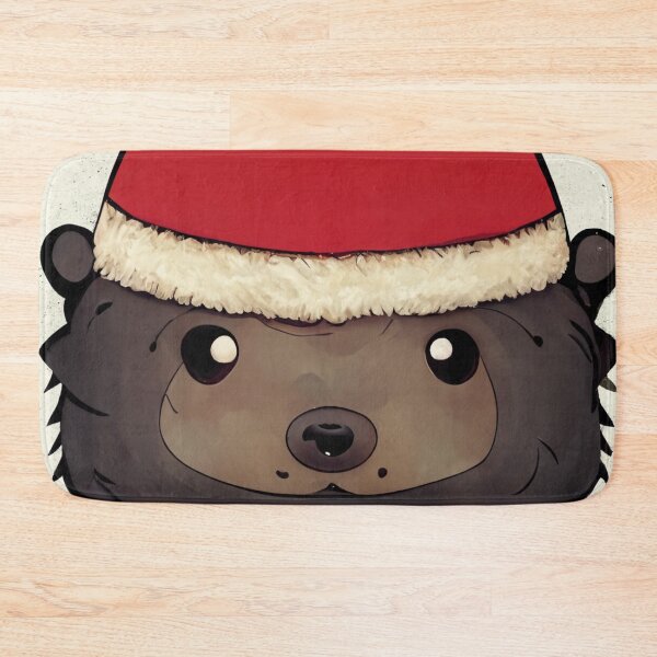 Item preview, Cute Bear Wearing Santa Hat in Chibi-Style #1 designed and sold by Galviato.