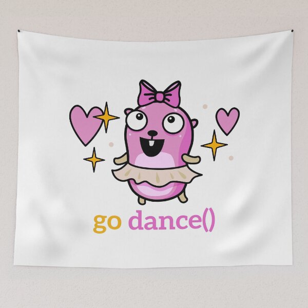 Item preview, golang gopher dance designed and sold by leesander.