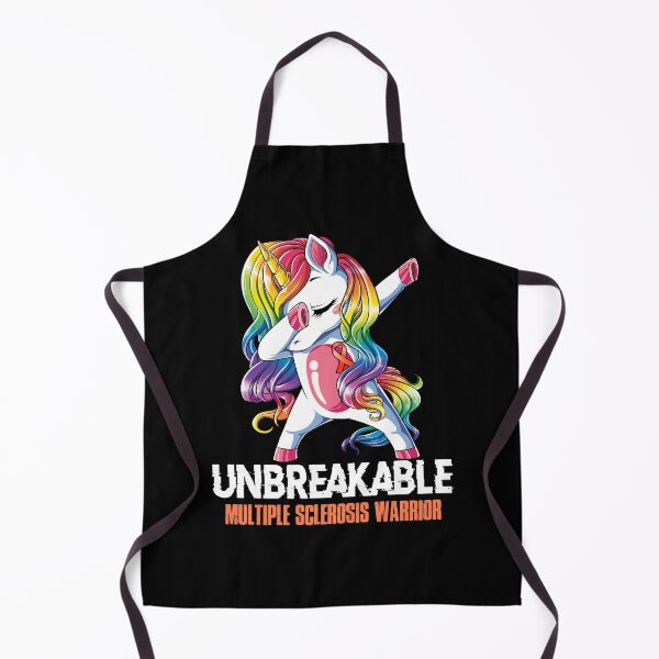 Item preview, Multiple Sclerosis Awareness - Unicorn Multiple Sclerosis Warrior Ribbon UNBREAKABLE designed and sold by Fernandezf.