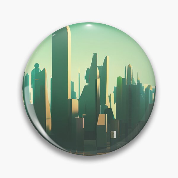 Item preview, Fog City - Green Morning Sunshine designed and sold by Chubuter.