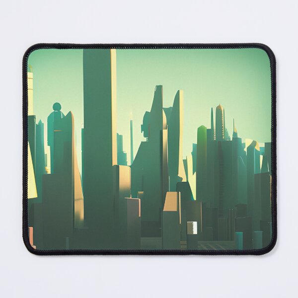 Item preview, Fog City - Green Morning Sunshine designed and sold by Chubuter.
