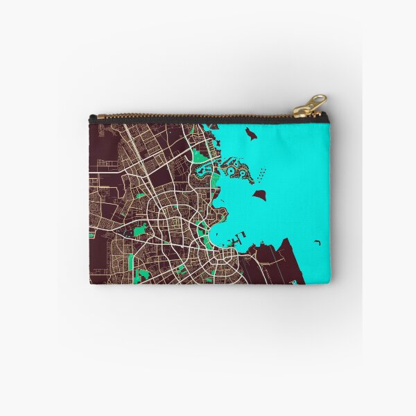 Item preview, Doha Qatar map designed and sold by wamuigaworld.