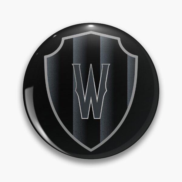 Item preview, Wednesday Addams Emblem designed and sold by SvartInk.