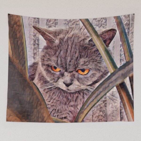 Item preview, Cat with a plant designed and sold by MilicaaD.