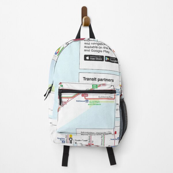 Item preview, Toronto Bus Map designed and sold by Grouchys Sticker Mart.
