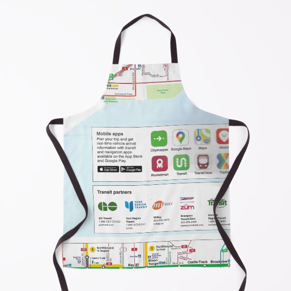 Item preview, Toronto Bus Map designed and sold by Grouchys Sticker Mart.