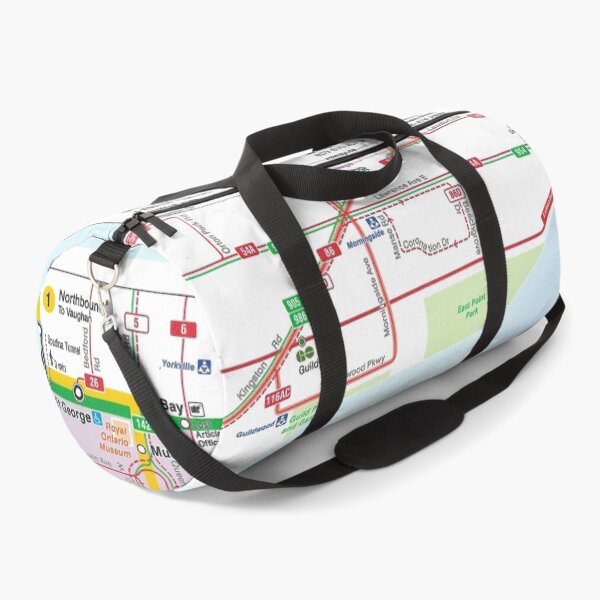 Item preview, Toronto Bus Map designed and sold by Grouchys Sticker Mart.