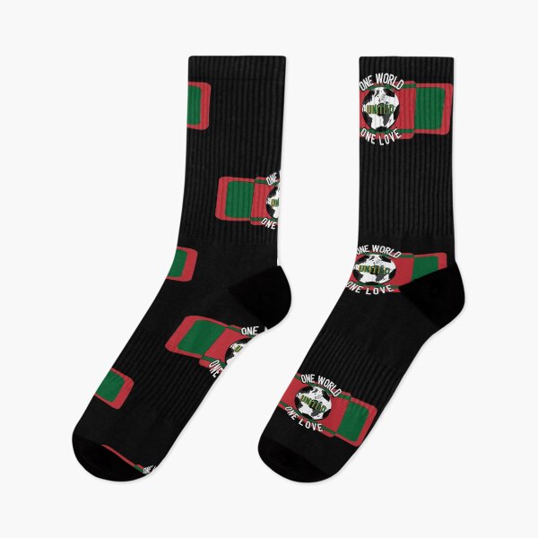 Item preview, ONE LOVE  SOCCER   FUTBALL   FUTBOL Morocco designed and sold by THE AMERICAN TEEVANGELIST.