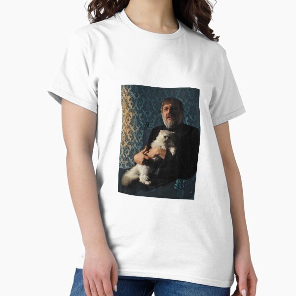 Artikel-Vorschau von Slavoj Zizek mit Cat - stilisiert, designt und verkauft von jaxxmc.