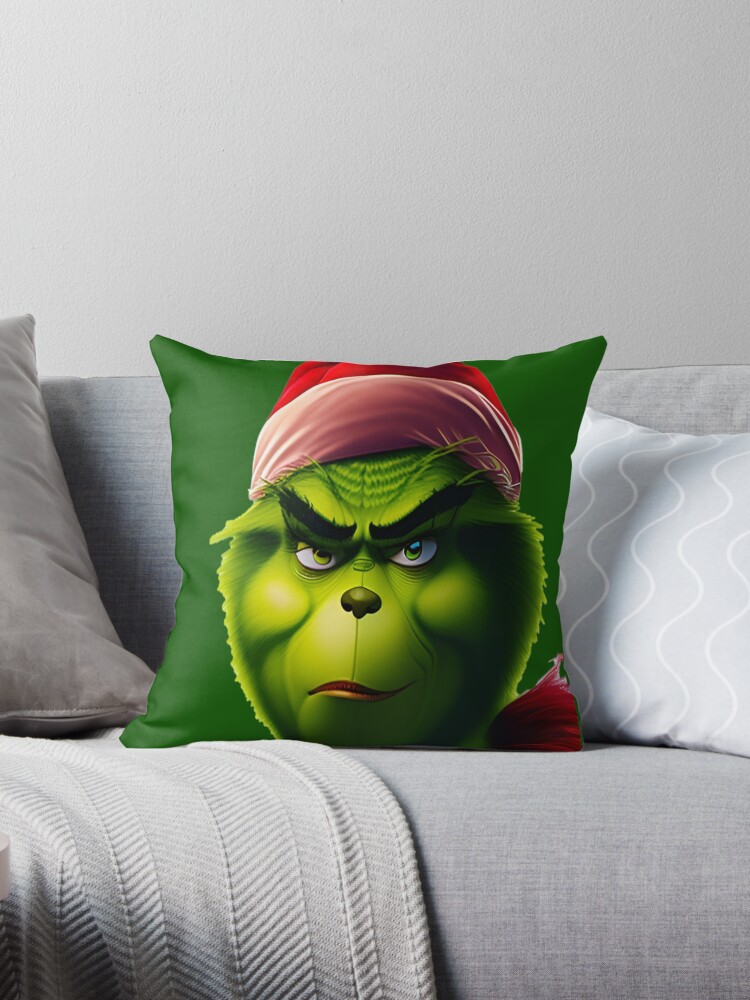 Grinch discount throw pillows