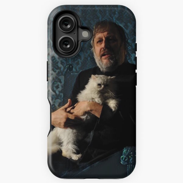 Item preview, Slavoj Zizek with Cat - stylized designed and sold by jaxxmc.