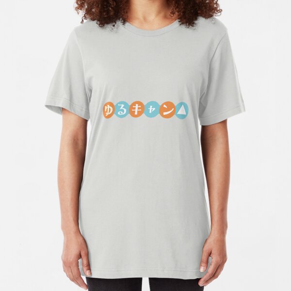 Yuru Camp Logo Slim Fit T-Shirt