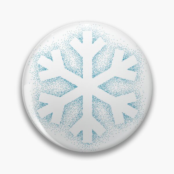 Item preview, stippled snowflake  designed and sold by close-up.biz.