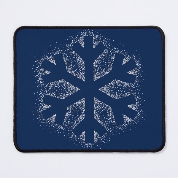 Item preview, stippled snowflake  designed and sold by close-up.biz.