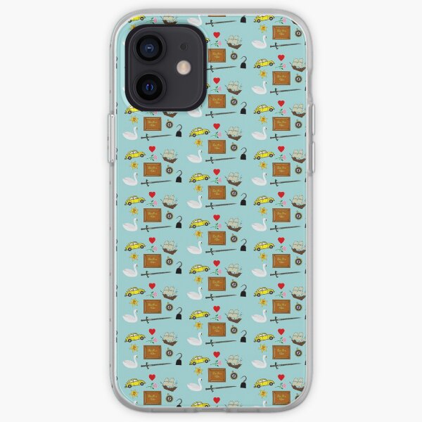 Captain Swan Comic Icons Pattern iPhone Soft Case