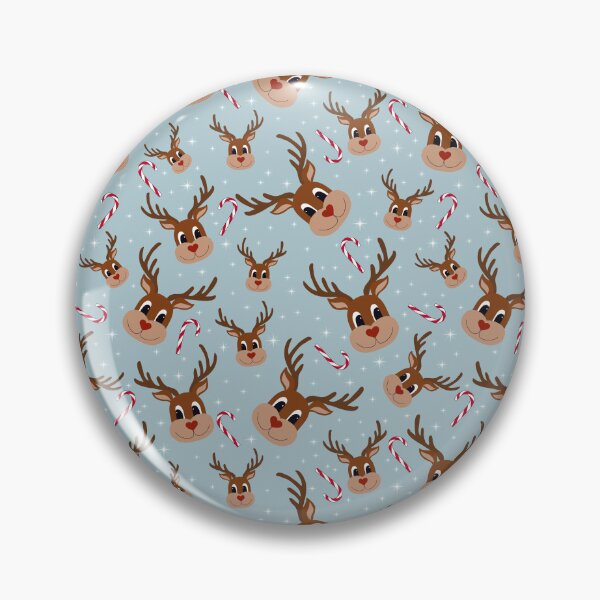 Item preview, Adorable Reindeer Green Pattern Candy Cane Sparkling Snowflakes designed and sold by WeArePear.