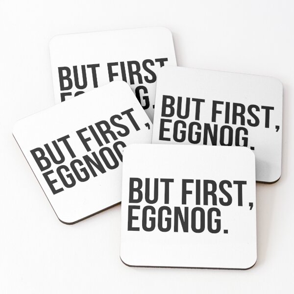 Item preview, But First Eggnog designed and sold by Oreo2020 Creations.