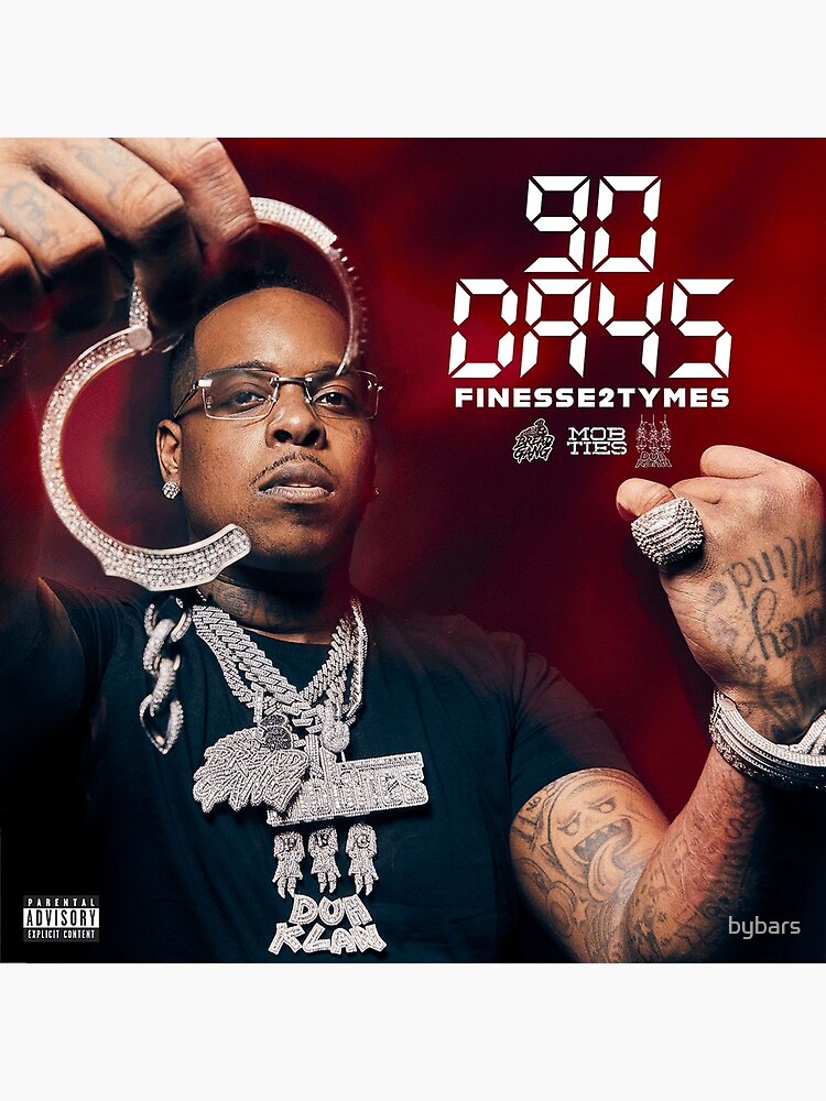 finesse 2tymes 90 days Album Cover Poster | Poster Print | Wall Art | Home  Decor Poster Poster Poster | Sticker