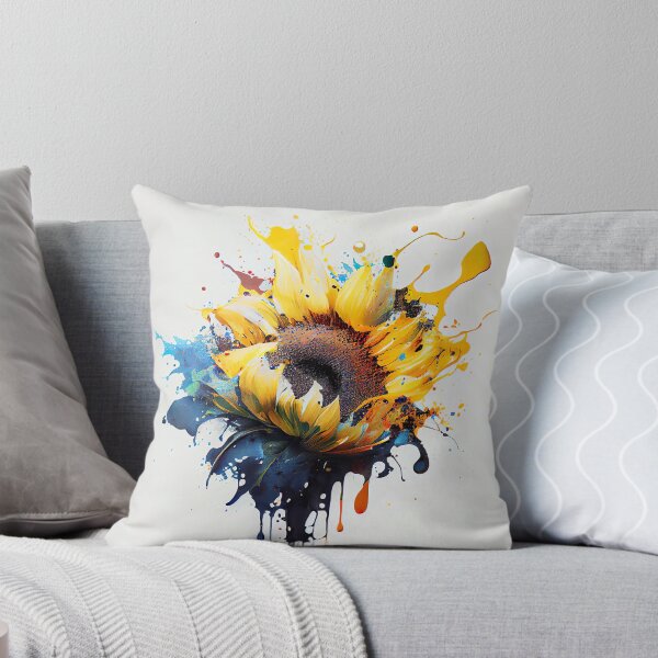 Artikelvorschau, Sonnenblumenkunst, Grafikdesigns, Kunstdrucke, Kunstgeschäft. Farbenfrohe Blumen entworfen und verkauft von PhotoCreationXP.