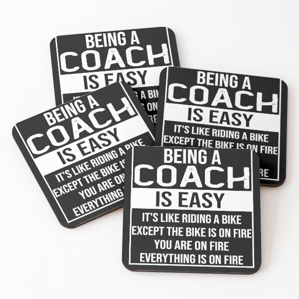 Item preview, Funny coach saying: being a coach is easy coach gifts designed and sold by alaechamlal.