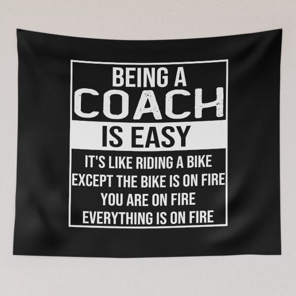 Item preview, Funny coach saying: being a coach is easy coach gifts designed and sold by alaechamlal.