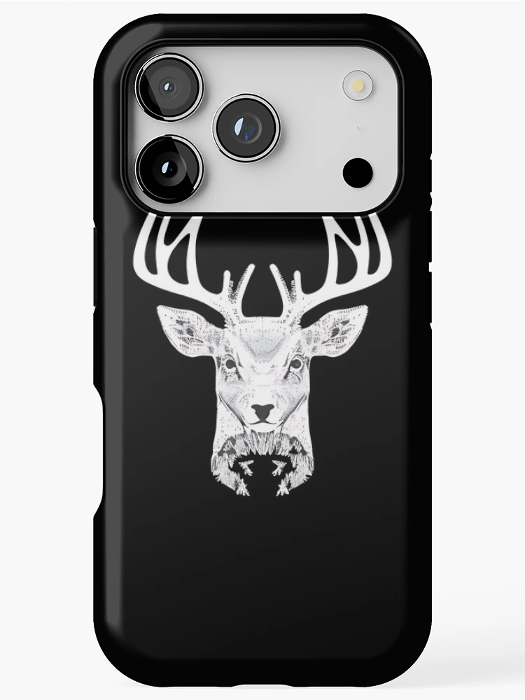 Thumbnail 1 of 4, iPhone Case, Deer Evolution Abstract Design designed and sold by Litheon.