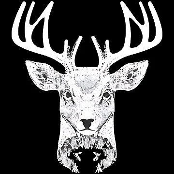 Artwork thumbnail, Deer Evolution Abstract Design by Litheon
