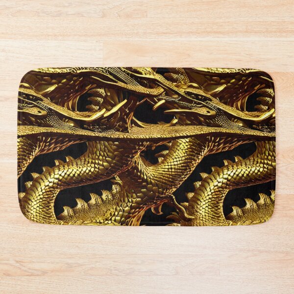 Item preview, Golden Dragon - Seamless Pattern designed and sold by Chubuter.