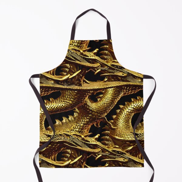 Item preview, Golden Dragon - Seamless Pattern designed and sold by Chubuter.