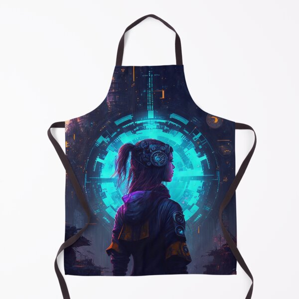 Item preview, Female Cyberpunk Adventurer designed and sold by AICreateWorlds.