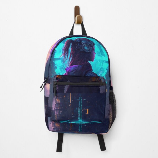 Item preview, Female Cyberpunk Adventurer designed and sold by AICreateWorlds.