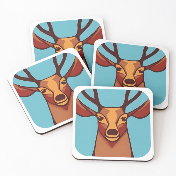 Item preview, Mystical Deer Abstract Design designed and sold by Litheon.