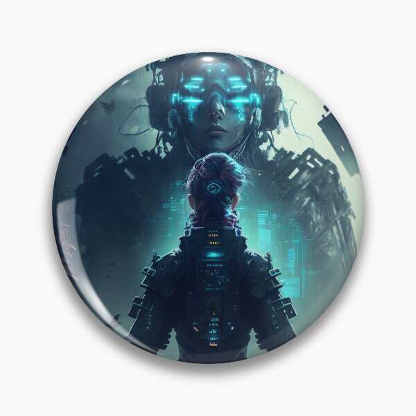Item preview, Cyberpunk Deity  designed and sold by AICreateWorlds.