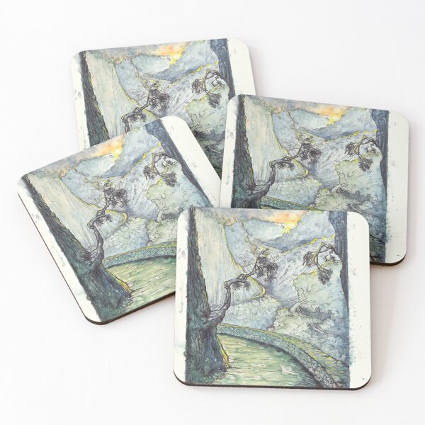 Item preview, Flox and Astor 12 Mountain Pass designed and sold by BlairDePapeArt.