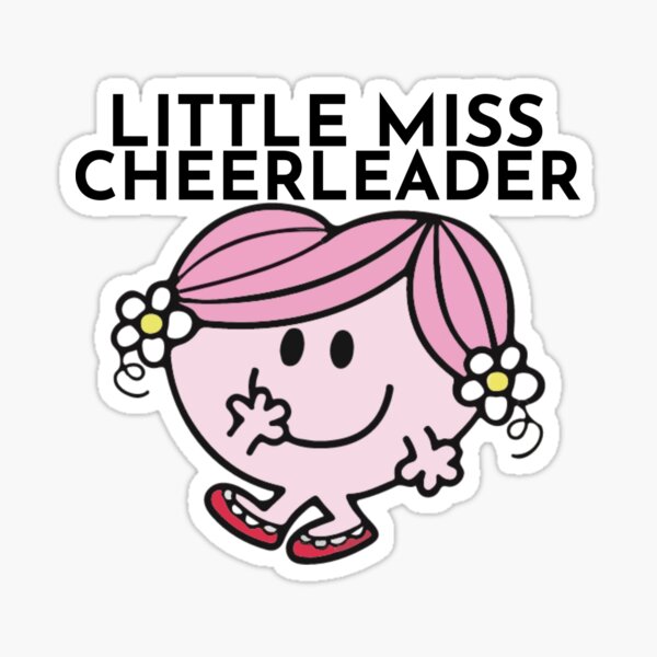 Little Miss Cheerleader Sticker