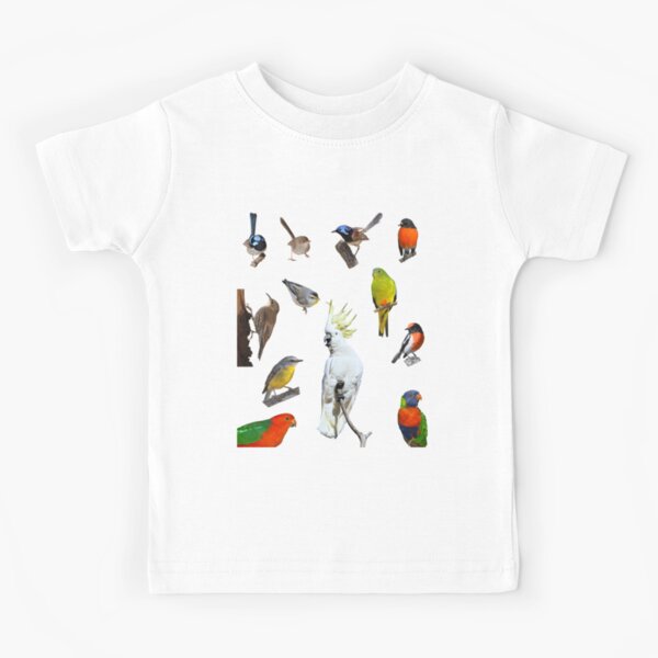 Australian Woodland Birds Kids T-Shirt