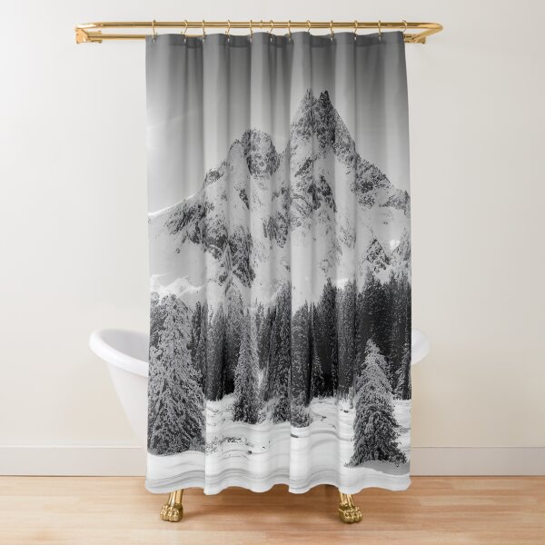 Item preview, Snowy mountain range in a Beautiful Winter Scene designed and sold by Chardo55.