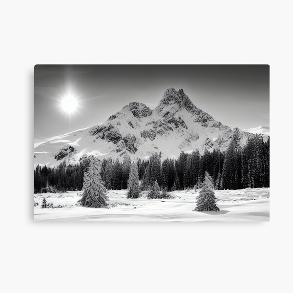 Item preview, Snowy mountain range in a Beautiful Winter Scene designed and sold by Chardo55.