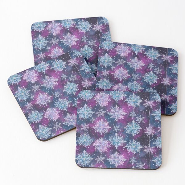 Item preview, Purplish Blueish Snowflakes designed and sold by Red-Alien.