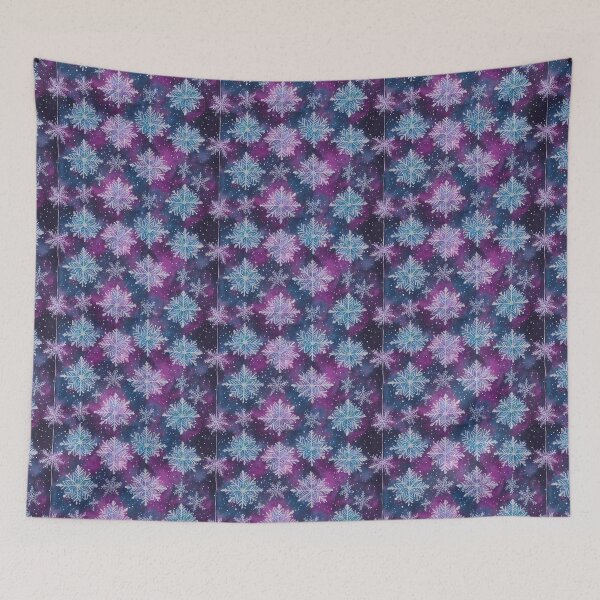 Item preview, Purplish Blueish Snowflakes designed and sold by Red-Alien.